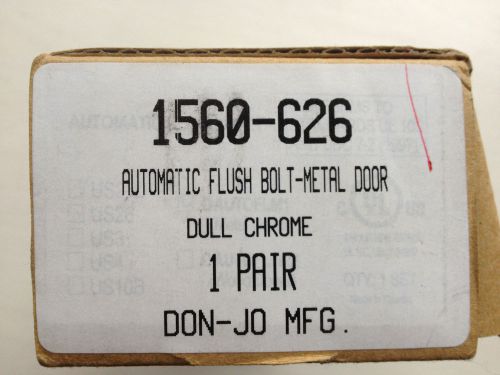 Don-jo automatic flush bolt set for sale