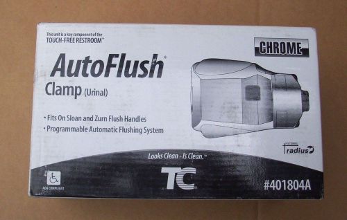 Rubbermaid tc 401804a polished chrome auto flush clamp urinal fits sloan &amp; zurn for sale