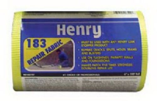Henry 4&#034; x 150&#039;, Yellow, Glass Fabric, Roof Seal Tape Roll