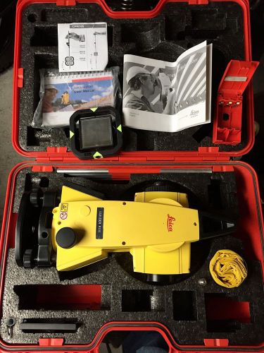 Leica Builder R100 Reflectorless 9&#034; Construction Total Station, Calibrated