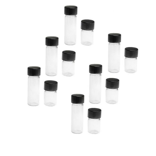 (12-pack) gold rush gold flake or dust collection vials 1 and 2 dram sizes for sale