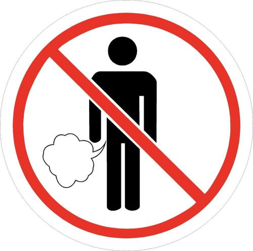 NO FARTING   Funny Hard Hat Decals for toolboxes  laptops  notebooks MC helmets