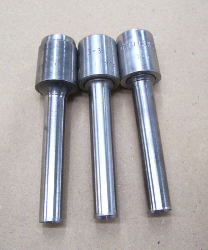 CHALLENGE 3/8&#034; HOLLOW DRILL BITS, 2&#034; Long Bit, JO, JF or EH3, Used - Sharpened