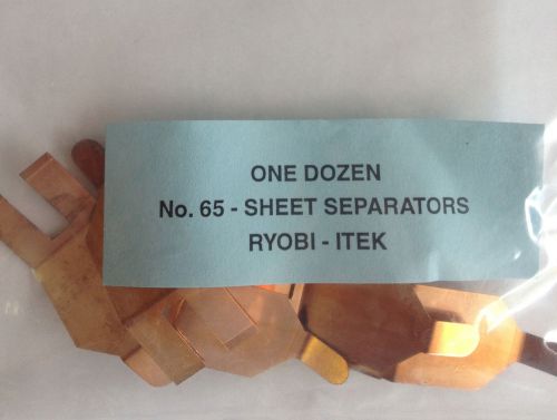 Qty 12 Ryobi Itek Sheet separators ( Cat Whiskers )