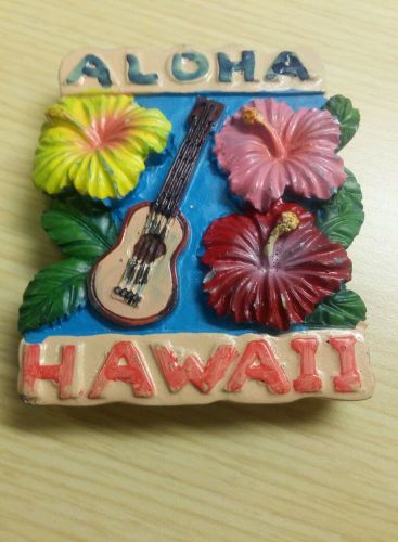 Refrigerator Art Magnet Aloha Hawaii Pin Tag