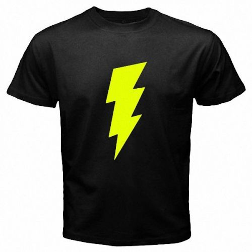 SHAZAM DC Logo Big Bang Theory Mens Black T-Shirt Size S, M, L, XL, XXL - XXXL