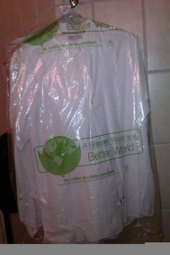 Biodegradable Dry Clean Poly Garment Bags 40&#034;,60&#034;or 72&#034;