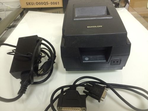 Bixolon srp-270a point of sale dot matrix printer w/ power supply, serial cable for sale