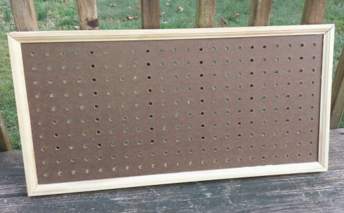 Pegboard display kit for jewelry or small items, counter top display, with hooks