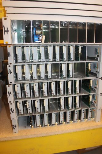 Lot of 6 Grass Valley Group  Video Distribution Racks /Loaded With Cards