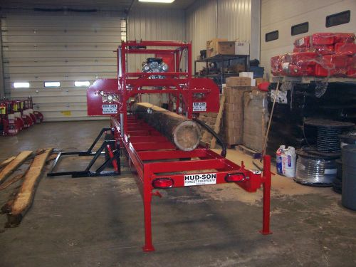 Hud-son forest equipment h360 portable sawmill lumber making bandmill for sale
