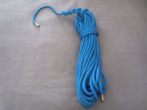 Tree Climbing Line 120&#039; Samson True Blue,7300 Lb,12 Strand Rope,1/2&#034;x 120&#039;