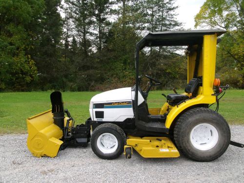 Cub cadet compact  tractor model 7195, tractor   deck 60&#034;,  front snow blower for sale