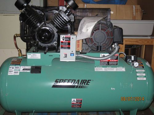 Speed aire electric 120 gallon 2 stage compressor  mdl# 1wd76 for sale