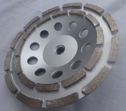 7” Standard Concrete / Masonry Double Row Diamond Cup Wheel
