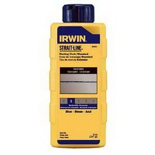 New irwin 64901 strait-line marking chalk refill blue 8 oz. for sale