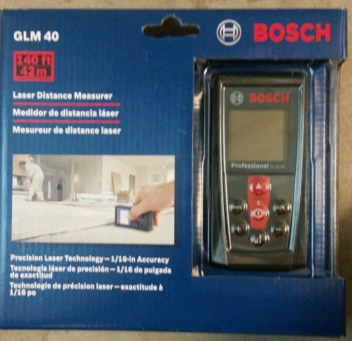 Bosch laser distance measurer Model GLM40