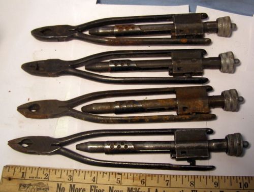 ** Lot #1 -- Set of FOUR (4) - USA Made - safety TWISTER PLIERS