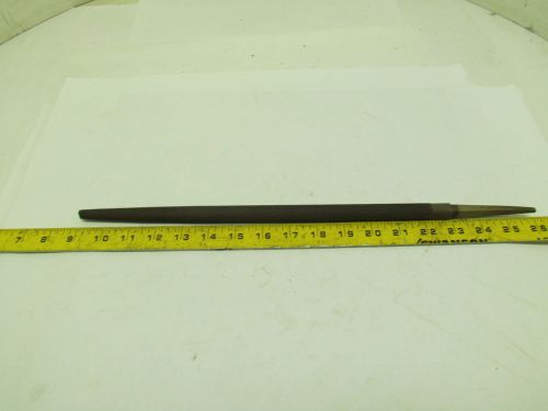 Heller 14&#034; Round Bastard File Tapered Double-Cut 5/8&#034; Dia Vintage USA