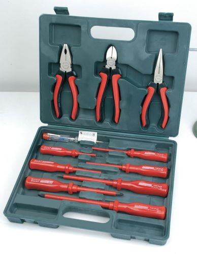 Mannesmann vde screwdriver &amp; plier set 11pcs. high quality c60 steel  gs tuv for sale