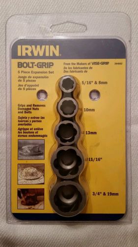 Irwin 5pc bolt grip set for sale