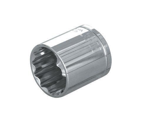 TEKTON 14176 3/8 in. Drive by 21mm Shallow Socket  Cr-V  12-Point