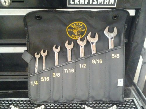 Klein tools wrench set 1/4 thru 5/8