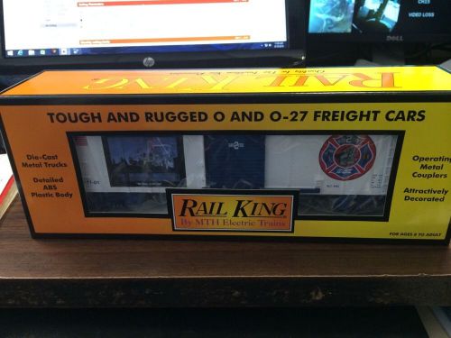 MTH Rail King Rescue 2 Skyline Box Car Mint Brand-New