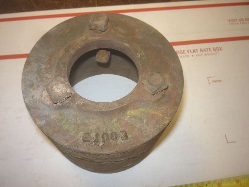 OLD ANTIQUE CAST IRON  JOHN DEERE ? HIT &amp; MISS GAS ENGINE PULLEY WHEEL