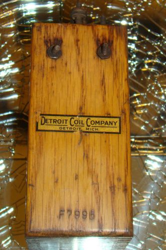 Vintage Detroit Coil Company Hit &amp; Miss Ignition Engine Spark Coil F 7996