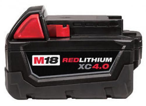 Milwaukee 48-11-1840 M18 XC 4.0 Red Lithium Extended Capacity Battery Pack New!