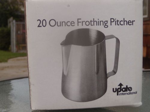Update International EP-20 Stainless Steel 20oz Frothing Pitcher, 20 Ounce