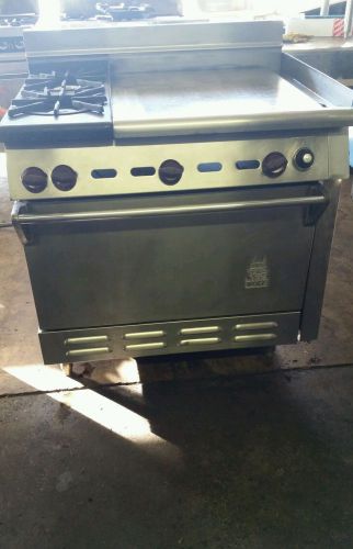 Wolf 2 burners griddle &amp; oven