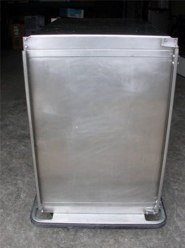 Commercial stainless steel 5 food tray cart 27&#034;w x 39&#034;h x 38&#034;d w 5&#034;lock casters for sale