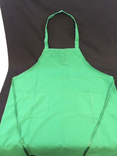 Lot of 20 green waiter/waitress bob apron. two pockets with 3rd pen pocket for sale