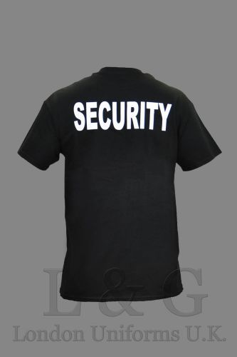 Security T-Shirt Workwear Bar Uniform 100% cotton S to XXL L&amp;G London Uniforms