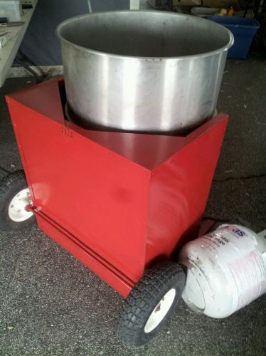 Kettle corn popper with massive 140qt bowl for sale