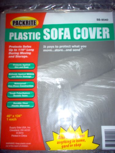 PLASTIC SOFA COUCH COVER FOR MOVING AND STORAGE