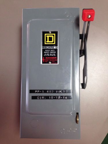 Square D H361 30 Amp 600v 3 Ph Fusible Safety Switch