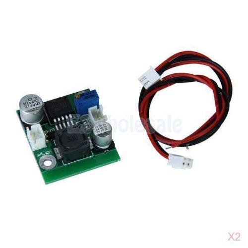 2x adjustable dc 4v-40v to dc 1.5v-35v step-down power supply modules with wire for sale