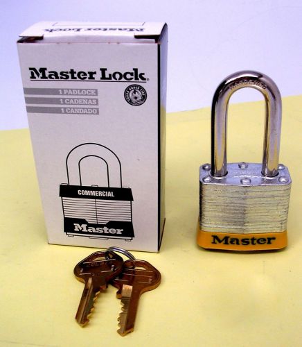 Two master lock 31 series keyed-alike commercial padlock 2&#034; shackle key #20l974 for sale