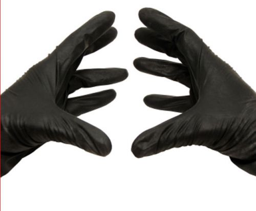 10000 black nitrile industrial gloves size 2x-large powder free 3.5 mil for sale