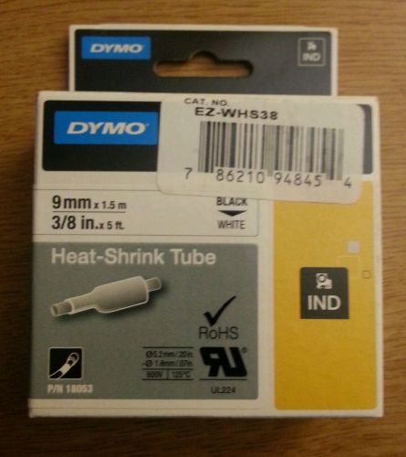 Dymo 18053 Label, Rhino, White 3/8&#034; X 5&#039;