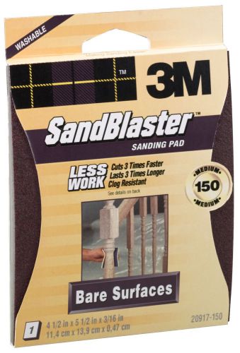 3M 150 Grit SandBlaster™ Bare Surfaces Sanding Sponge Pad 20917-150