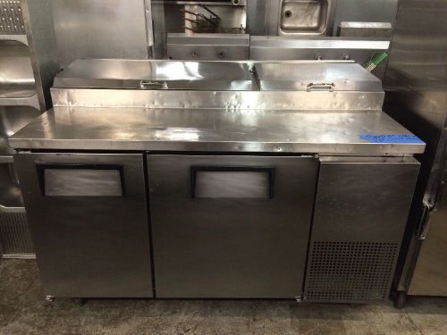 Used true tpp-60 commercial 2 door pizza station prep table msrp:$9,929 for sale