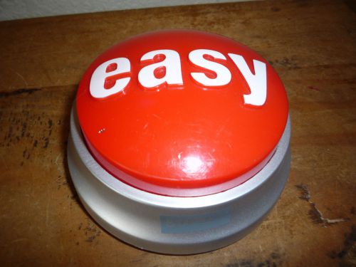 Working STAPLES &#039;THAT WAS EASY&#039; Easy Button with batteries