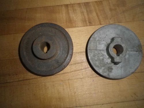 lot of 2  BROWNING AK34X1/2 PULLEY 5/&#034; 8 BORE plus  Chicago Die Casting 350A