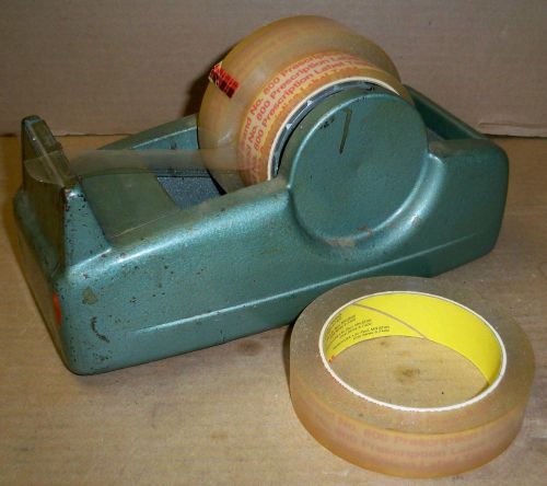 Vintage SCOTCH Dual or Wide Tape Dispenser / Model C22 Heavy Duty Industrial