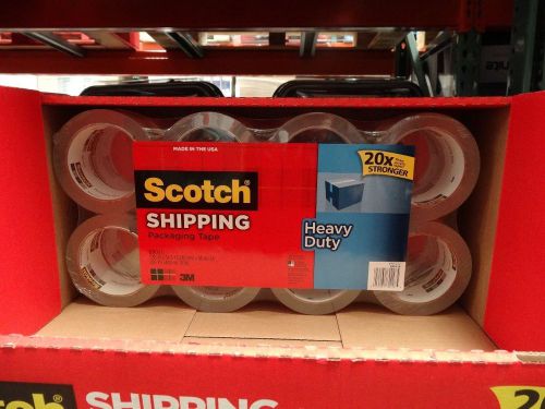 3M 3500 Scotch - 8 Rolls Heavy Duty Shipping Packing Tape 20x Stronger FREE SHIP
