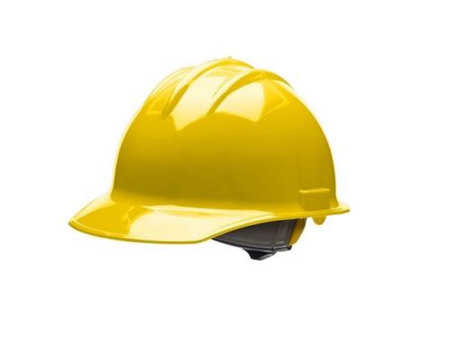 New bullard hard hat classic series yellow cap style ratchet suspension for sale